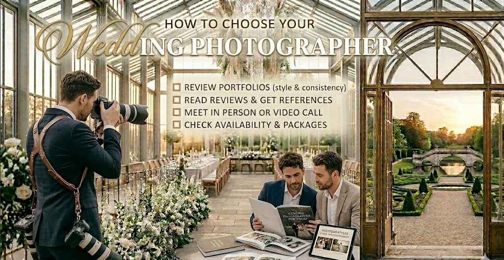 how to choose a wedding photographer
